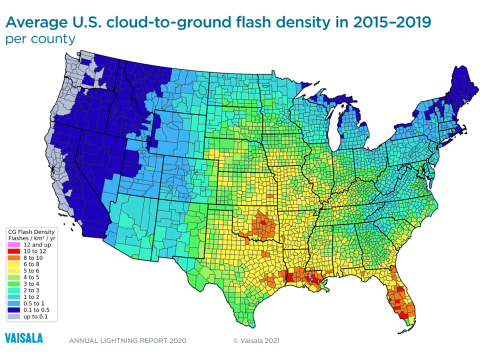 2021 Severe weather awareness week Tuesday Lightning